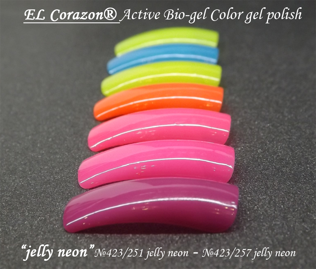 EL Corazon Jelly neon 423/251, 423/252, 423/253, 423/254, 423/255, 423/256, 423/257 